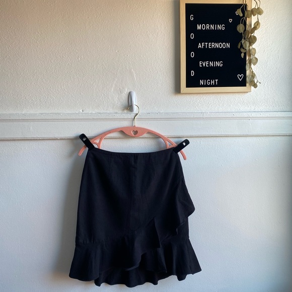 a•new•day Black Skirt with Ruffles - Picture 4 of 5